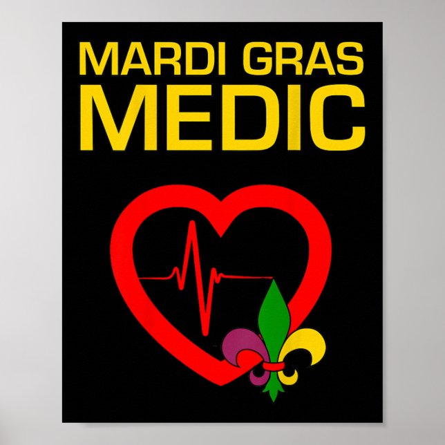 Mardi Gras Medic  Poster (Front)