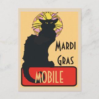 Mardi Gras, Mobile, AL Postcard