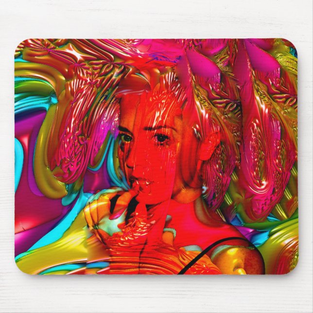 Mardi Gras Mouse Pad (Front)