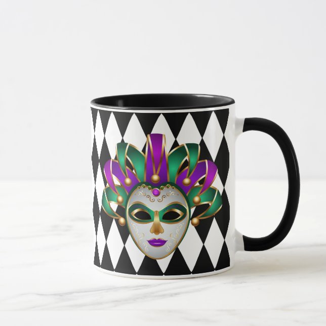 Mardi Gras Mug (Right)