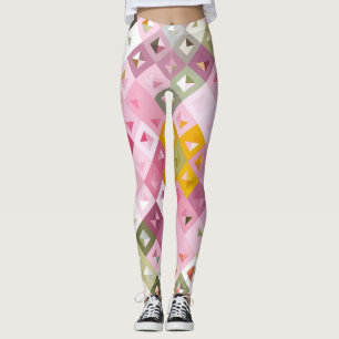 Mardi Gras, multicoloured patterned activewear Leggings