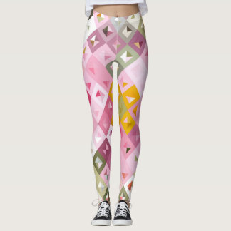Mardi Gras, multicoloured patterned activewear Leggings