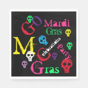 MARDI GRAS NAPKIN