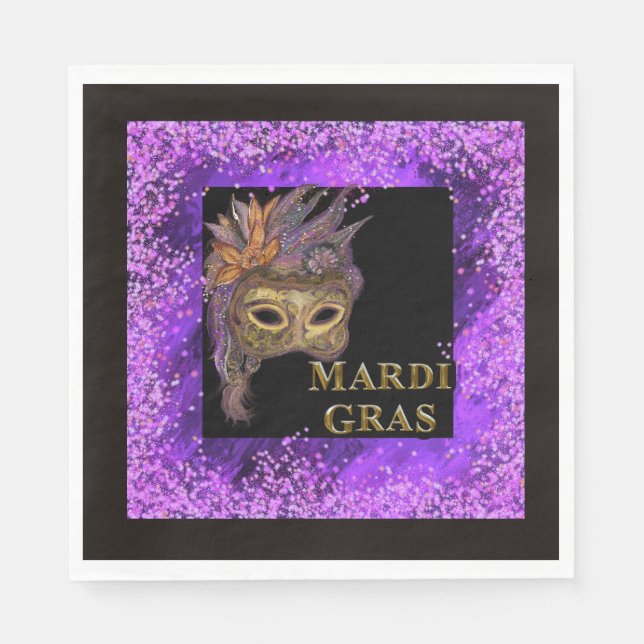 Mardi Gras Napkin (Front)