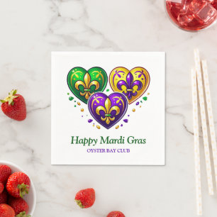 Mardi Gras Napkin