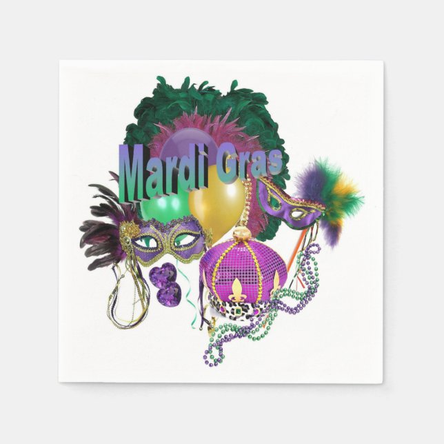 Mardi Gras Napkin (Front)