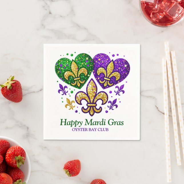 Mardi Gras Napkin (Insitu)