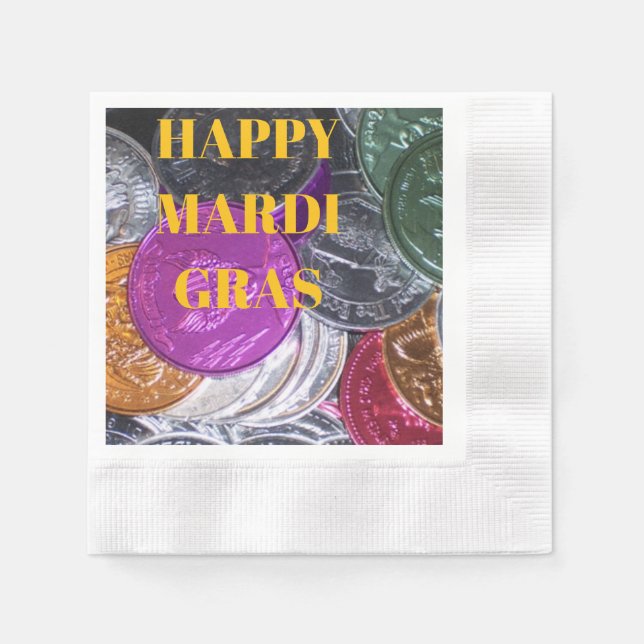 Mardi Gras Napkins (Front)