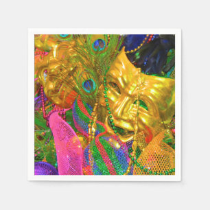mardi gras napkins