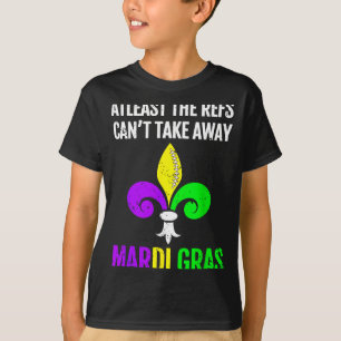 Mardi Gras New Orleans Funny Football Gift  T-Shirt
