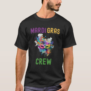 Mardi Gras New Orleans Masks  Quotes Family T-Shirt