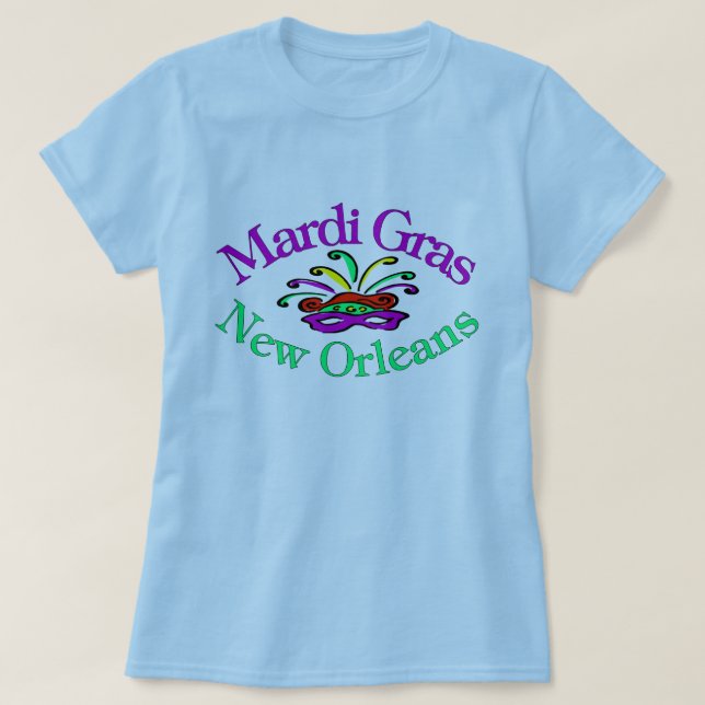 Mardi Gras New Orleans T-Shirt (Design Front)