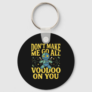 Mardi Gras New Orleans Witch Voodoo Doctor Voodoo Key Ring
