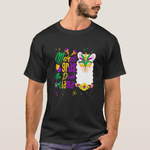 Mardi Gras No Prob Llama Funny Mardi Gras Carnival T-Shirt
