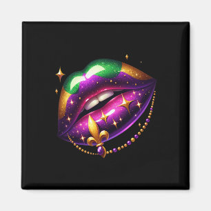 Mardi Gras Outfit Costume Men Women Mardi Gras Lip Magnet