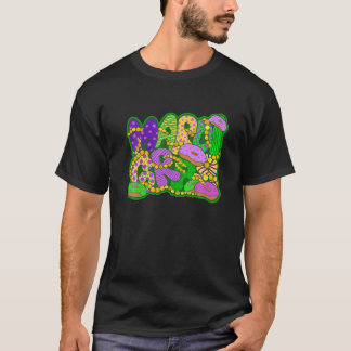 Mardi Gras Paczki Doughnuts Beads Carnival Party G T-Shirt