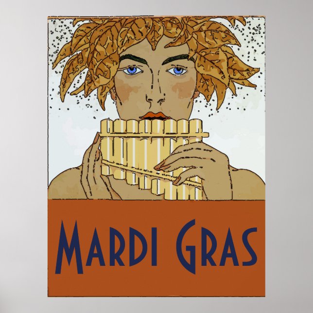 Mardi Gras Pan Poster (Front)