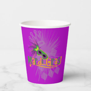Mardi Gras Paper Cup