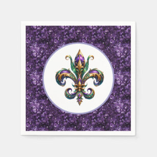 Mardi Gras Paper  Napkin