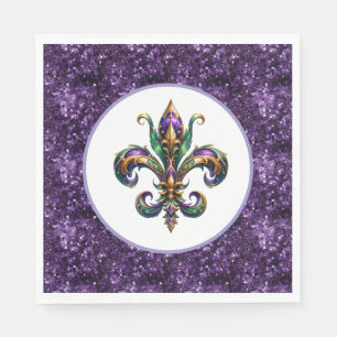 Mardi Gras Paper Napkin