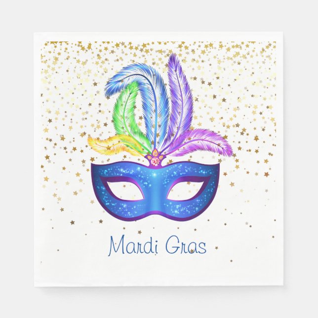 Mardi Gras Paper Napkins (Front)