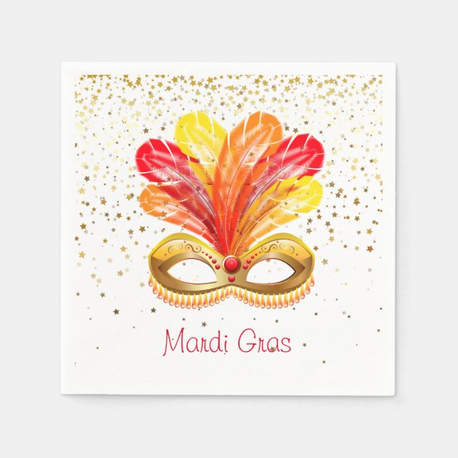Mardi Gras Paper Napkins (Front)