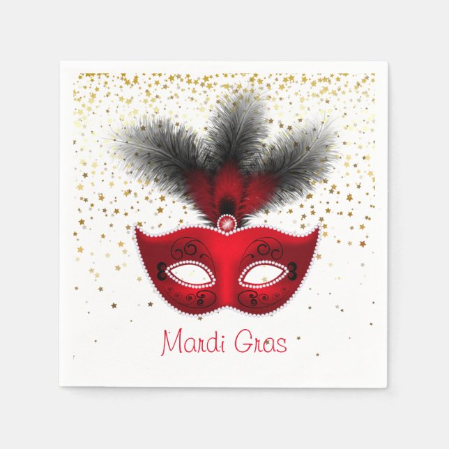 Mardi Gras Paper Napkins (Front)