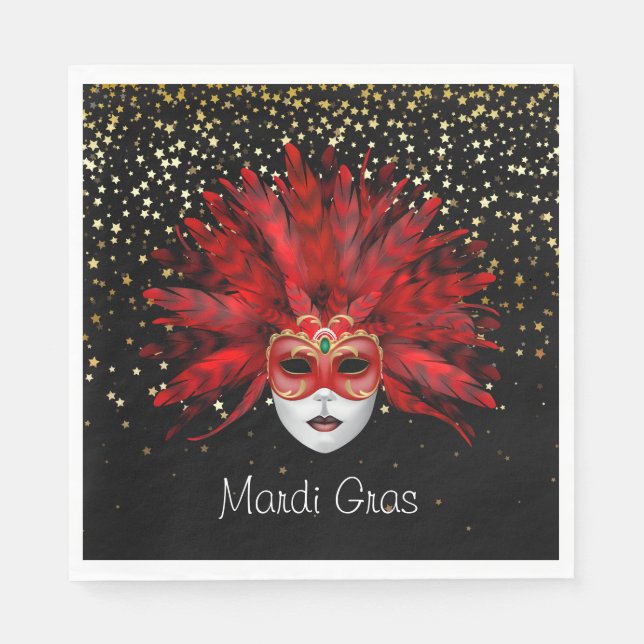 Mardi Gras Paper Napkins (Front)