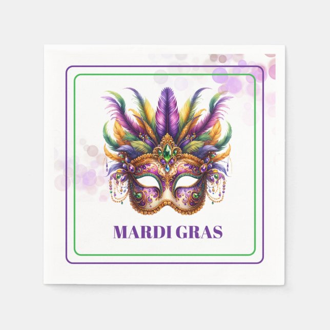 Mardi Gras Paper Napkins (Front)