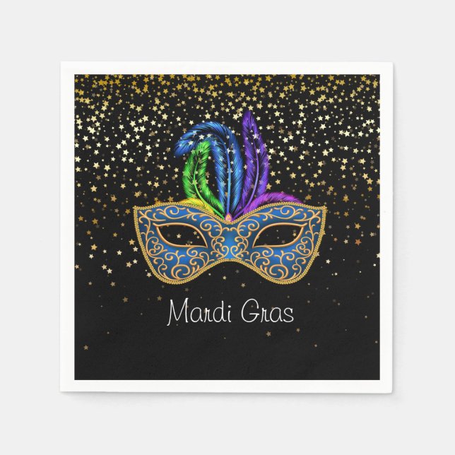 Mardi Gras Paper Napkins (Front)