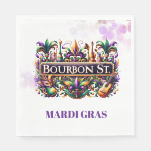 Mardi Gras Paper Napkins