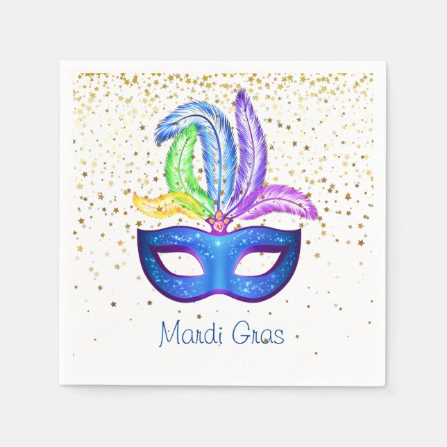 Mardi Gras Paper Napkins (Front)
