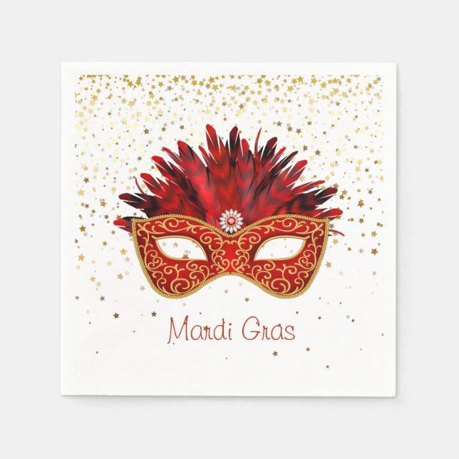 Mardi Gras Paper Napkins (Front)