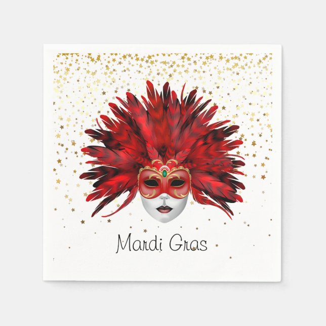 Mardi Gras Paper Napkins (Front)