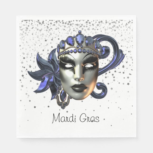 Mardi Gras Paper Napkins (Front)