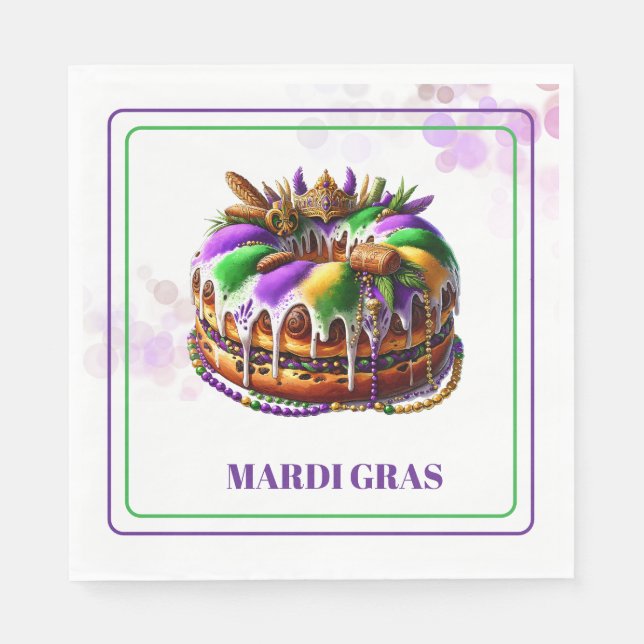 Mardi Gras Paper Napkins (Front)