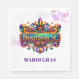 Mardi Gras Paper Napkins