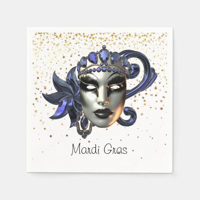 Mardi Gras Paper Napkins (Front)