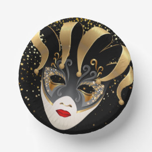 Mardi Gras  Paper Plate