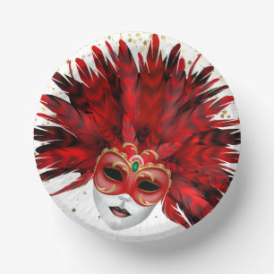 Mardi Gras Paper Plate