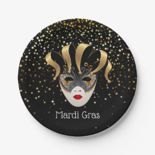Mardi Gras Paper Plates
