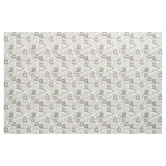 Mardi Gras Parade Route Celebration Fabric (Fat Quarter)
