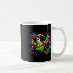 Mardi Gras Parrot - Festive Party Bird Coffee Mug