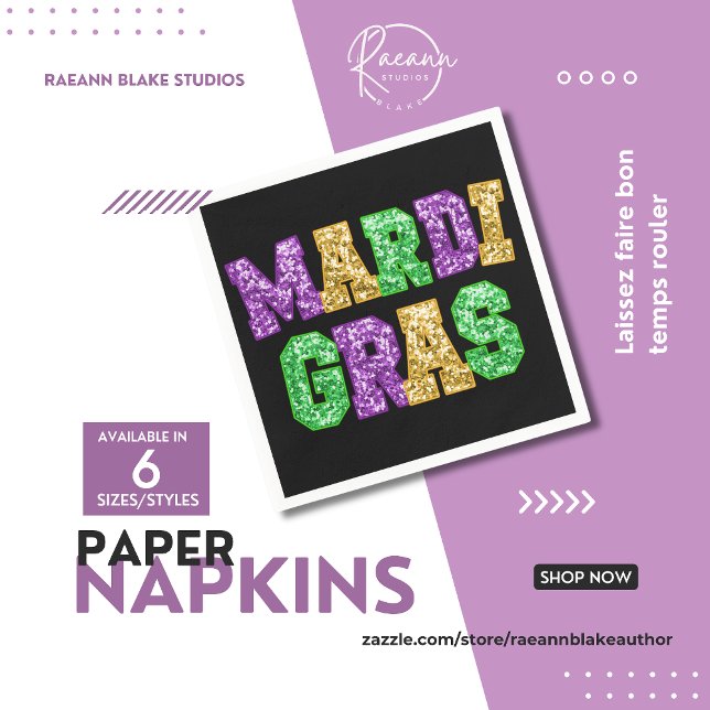 Mardi Gras Partp Paper Napkin (Creator Uploaded)
