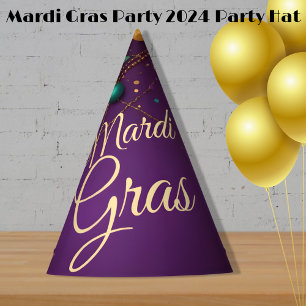 Mardi Gras Party 2024 Party Hat