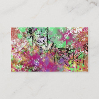 Mardi Gras Party Business Cards