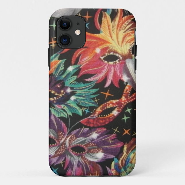 Mardi Gras Party Case-Mate iPhone Case (Back)