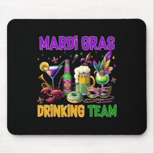 Mardi Gras Party Drinking Team Mardi Gras Party Cu Mouse Pad