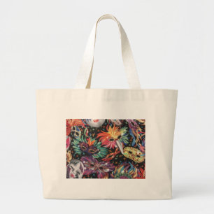 Mardi Gras Party Large Tote Bag