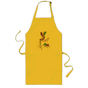 Mardi Gras Party Long Apron